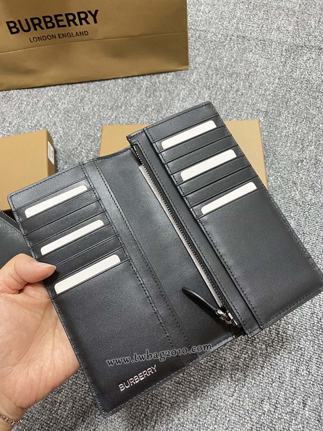 Burberry專門店新款男士長款西裝夾 巴寶莉長款對折錢包 yxb1278
